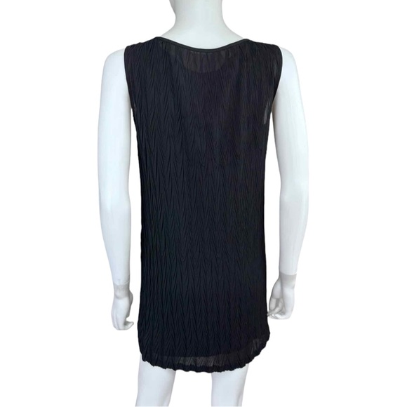Vivienne Tam Black Textured Pattern Dress Size 1 - Picture 3 of 8